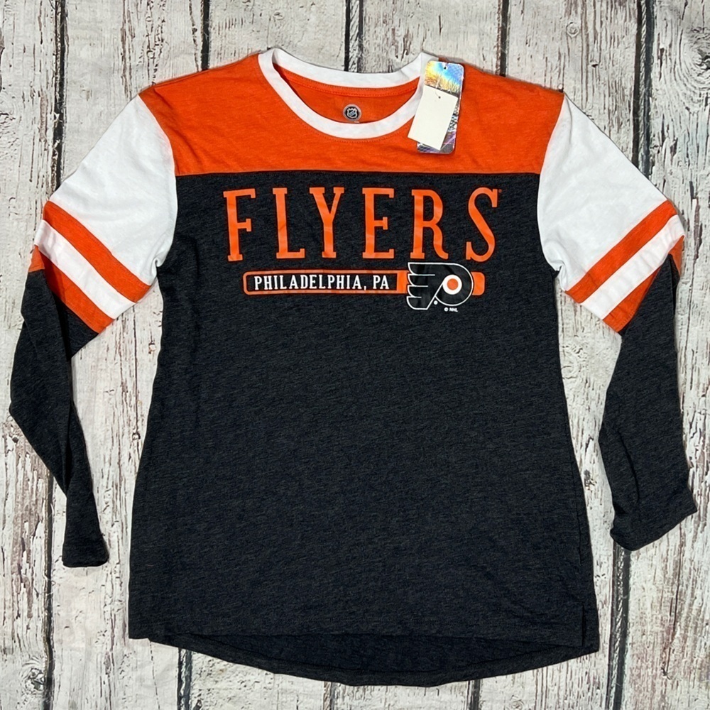 Philadelphia Flyers NHL Hockey Long Sleeve New Sports Tshirt